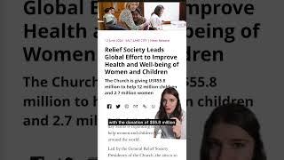 LDS Women Combat Malnutrition #lds #prolds #churchofjesuschrist #churchnewsroom #humanitarianaid