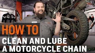 How To Clean & Lube Your Motorcycle Chain at RevZilla.com