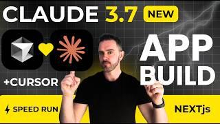 Full Stack App Build Claude 3.7 & Cursor AI