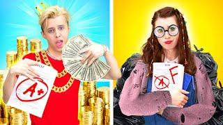 RICH vs BROKE || NORMAL Student vs PRINCIPAL SON | When your Life is UNFAIR by La La Life Musical