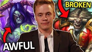 Ex Pro Hearthstone Player Tries to Guess How Good Hearthstone Cards Are w/ Reynad​