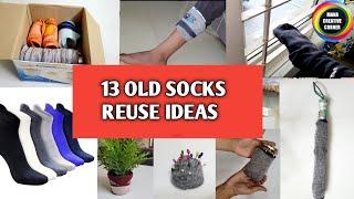 13 New uses for your Old socks | Old socks Reuse ideas | Useful Hacks using old socks