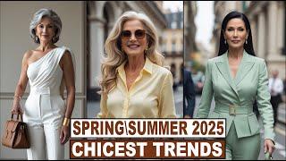 "Ageless Style! Spring/Summer 2025 Fashion Over 50 Trends You Can’t Miss!"