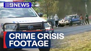 New video captures terrifying crime crisis across Queensland towns | 9 News Australia