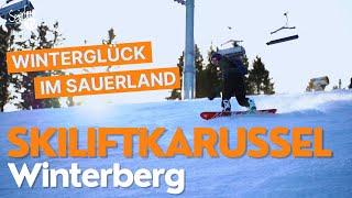 Winterglück im Skiliftkarussel Winterberg