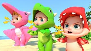 ¡Canción de los Dinosaurios!  Dinosaurios para Niños | GoBooBoo en Espanõl