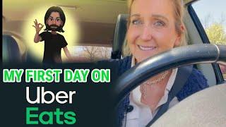 UBER EATS DRIVER Ride Along- App Tutorial UBER EATS ADVICE- First Day Earnings