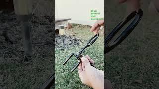 60 sec review HME archers ground stake for ground blind and backyard archers #archery #bowhunting