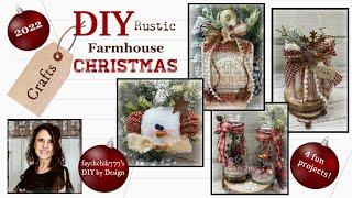 DIY Rustic Farmhouse Christmas Crafts | DIY Christmas Crafts | DIY Rustic Christmas Crafts 2022