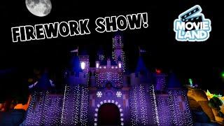 MOVIE LAND CHRISTMAS FIREWORK SHOW | Roblox MovieLand