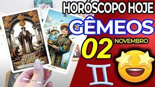 CHEGA UMA SURPRESA  Gêmeos  2 Novembro 2024 | Horoscopo do dia de hoje  Tarot Gêmeos