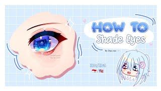 彡 How To Shade Eyes╵Ibispaintx╷IDN/ENG〣 By: Diya raa ツ〢Read Desk !