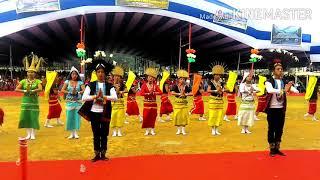 Mega dance of siang district inauguration