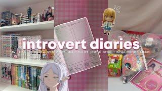 introvert diaries  my first nendoroid, manga organization, anime merch haul and more