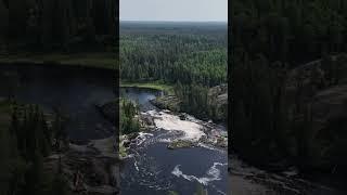 Charles Falls on the Manigatogan River. #exploremanitoba