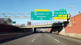 Long Island Expressway (I-495) westbound to Manhattan (Exit 33 - Queens-Midtown Tunnel)