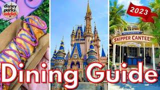 Magic Kingdom DINING GUIDE - 2023 - All Restaurants & Booths - Walt Disney World