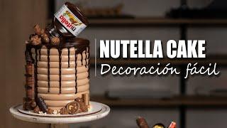 NUTELLA CAKE | Drip Cake | 5 Decoraciones fáciles