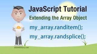 JavaScript Tutorial - Get Or Remove Random Array Elements