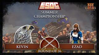 Kevin vs Ezad | ESOC Summer Championship | Ro16