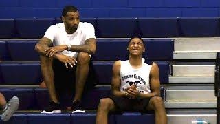 Kenyon Martin Jr. Dislocates His Finger & Goes To His Dad For Help!