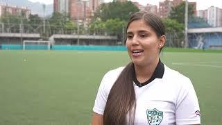 Mariana Quintero en Unas por Otras de Cambio de Frente [Deportes Telemedellín]