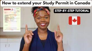 How I got my STUDY PERMIT EXTENSION in 2 DAYS in Canada | Step-by-Step tutorial