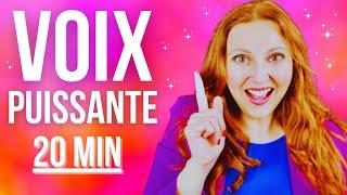 Routine vocale pour une voix puissante en 20 minutes ( cours de chant)