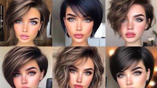 Best short haircuts 2024!️ 5gorgeous cuts to look younger with short hair Transformation