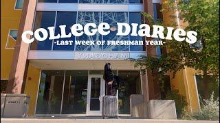 College Dairies | Last Week of Freshman Year | Finals Week Vlog | Comfort Foods | Time With Friends