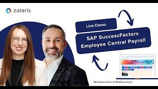 SAP SuccessFactors Employee Central Payroll (ECP) – Live-Demo