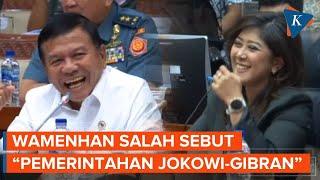 Momen Wamenhan Salah Sebut Pemerintahan “Jokowi-Gibran” Saat Rapat dengan Komisi I DPR