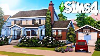 A Big Family Home For 7 Sims! || The Sims 4 Speed Build