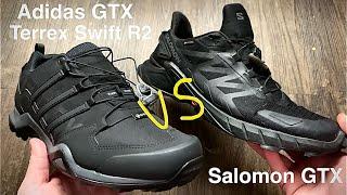 TERREX SWIFT R2 GTX кроссовки на каждый день, распаковка и сравнение с Salomon supercross #adidas