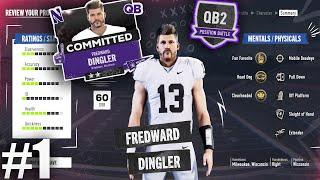College Football 25 Road To Glory Episode 1 - 2 Star QB Fredward Dingler