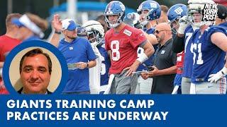 Daniel Jones, Giants' offense struggle on first day of training camp