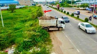 FIRST Processing Filing Land, Transactions By Bulldozer D31& Dump Truck 5Ton Unloading, Full Video