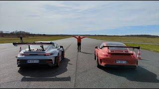 Drag race Porsche 991/2 VS 992 GT3 RS