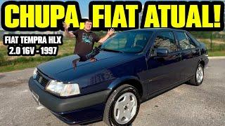 DEU VERGONHA da FIAT ATUAL! TEMPRA HLX: MELHOR que FASTBACK ZERO KM? (Avaliação)