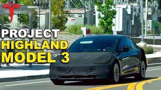 Tesla Model 3 Project Highland Interior And New Update