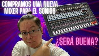 Compramos una nueva mixer para el sonido  ¿Será buena? 