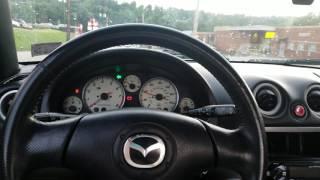 Running my NB Miata out of gas.