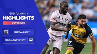 Central Coast Mariners v Melbourne Victory - Highlights | Isuzu UTE A-League 2023-24 | Unite Round
