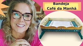  Vamos pintar Bandeja de Café da Manhã|Celia Camargo Artesanato