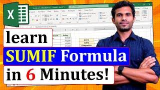 How to use the SUMIF function in Microsoft Excel