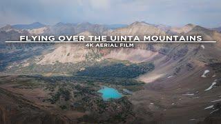 Flying Over The Uinta Mountains in Utah