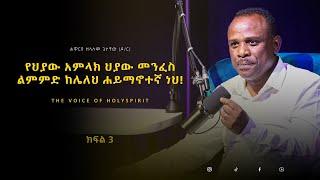 ህሊናህ ውስጥ ወፍራም መጋረጃ ከአባቶች ትዝታ ጋር ተቀምጦብሃል! | The Voice of Holyspirit Episode 3 - የመንፈስ ቅዱስ ድምጽ ክፍል 3