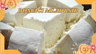 KAKO NAPRAVITI DOMACI SIR NA JEDNOSTAVAN NACIN (HOMEMADE  CHEESE)