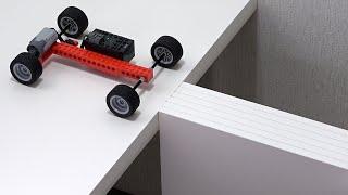 Making Lego Car CROSS Narrow Bridges