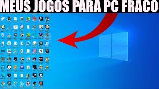 BAIXEI OS MELHORES Jogos para PC FRACO no meu PC - Muitos rodam sem placa de Vídeo (Jogos PC FRACO)